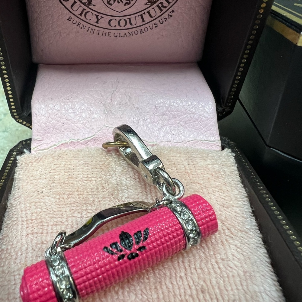 Juicy Couture Pink and Silver Charm